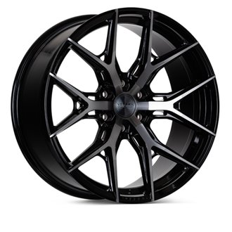 HF6-4 20x10 / 6x139.7 / ET-18 / Super Deep Face / 106.1 - Tinted Gloss Black Wheel
