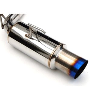 00+ S2000 70mm Dual Titanium Tip Cat-back Exhaust (SILENCER ONLY