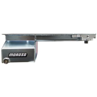 GM LS Swap (w/Front Sump & Spin-On Oil Filter Adapter) Wet Sump 6.5qt 6in Steel Oil Pan