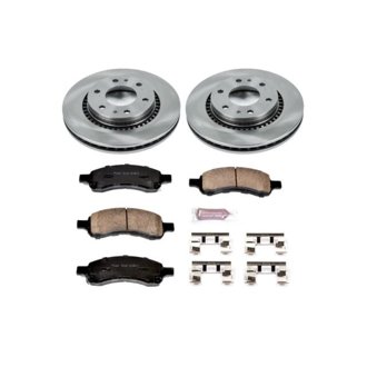 Oe Stock Replacement Low-Dust Ceramic Brake Pad And Rotor Kit