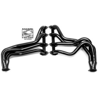 Silver 50-State Legal Headers for 69-77 Ford 4WD F100 or F150 Truck with 352-390