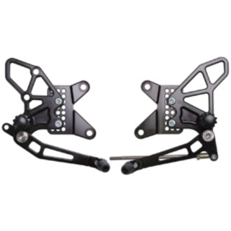 Vortex Racing 13-18 Kawasaki ZX636 Ninja ZX-6R Rear Set- Black