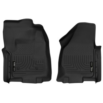 12-16 Ford F-250/F-350 Standard Cab w/o Trans Case Shifter XAC Black Front Floor Liners