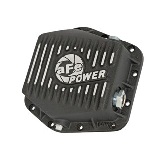 Pro Series Rear Differential Cover Black W/ Machined Fins