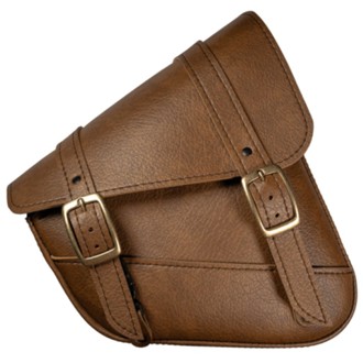 Hd Sportsters, Custom Hard Tails Brass Monkey Swingarm Bag Dual Shock - Warm Brown