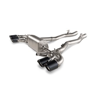 2021 BMW M8/M8 Comp Gran Coupe (F93) w/OPF/GPF Slip-On Line (Titanium) w/Carbon Tips