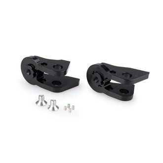 Adaptor Adjustable Rider Footpeg Black