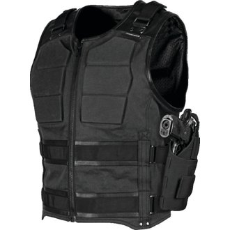 True Grit Armored Vest Black - Large