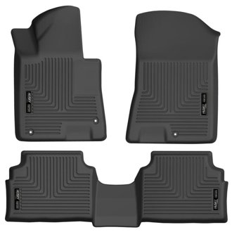 20-21 Hyundai Sonata / 2021 Kia K5 Weatherbeater Front & 2nd Seat Floor Liners - Black