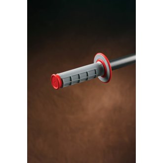 MX Dual Compound Grips 1/2 Waffle - Grey/ Red
