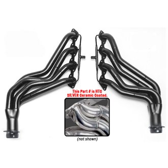 SILVER LONG-TUBE HEADERS For 82-87 4WD TRUCK/BLAZER 396-502 With A.I.R.