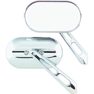 Magnum Mirrors Small Flat Glass Chrome