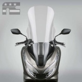 19-20 Honda PCX150 Scooter Wave Tall Windshield-Clear