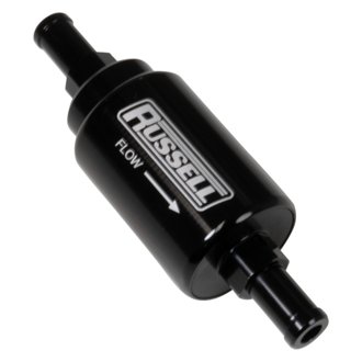 3/8 Male To 3/8 Male Barbed Fuel Check Valve - Black Anodized