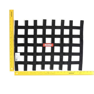 Black 15 X 21 SFI Ribbon Net