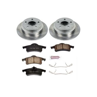 Oe Stock Replacement Low-Dust Ceramic Brake Pad And Rotor Kit