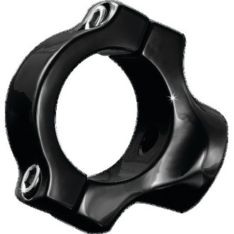 Side Mount License Plate Holder Clamp 18-Up Softails Gloss Black