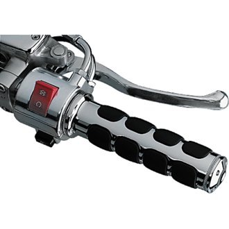 Honda Valkyrie Iso Grips (All Models) - Chrome
