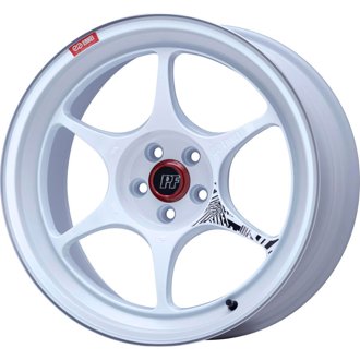PF06 18x9in 5x114.3 BP 42mm Offset 75mm Bore White Machined Wheel MOQ 40