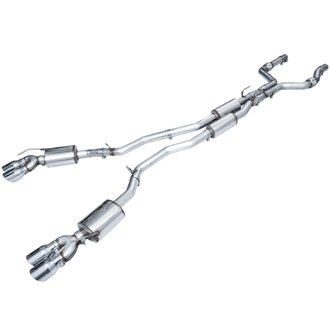 Awe Touring Edition Exhaust For Ford Explorer St - Chrome Silver Tips