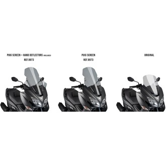 Windshield V-Tech Line Touring Smoke