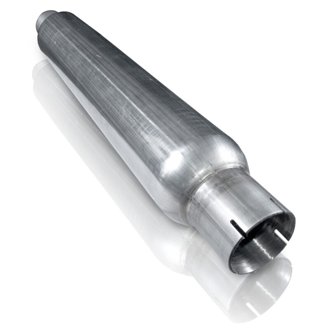 2.25in SMOOTH TUBE MUFFLER (MILL FINISH