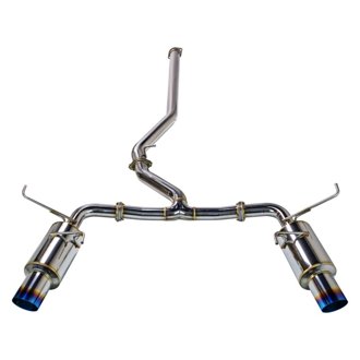 2022+ Subaru WRX (VB) Cat-Back Exhaust - Dual R1 Spec Burnt Stainless (Non-Resonated