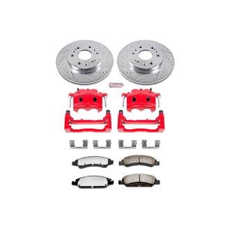 Z36 Truck and SUV Ceramic Brake Pad, Drilled & Slotted Rotor, and Caliper Kit