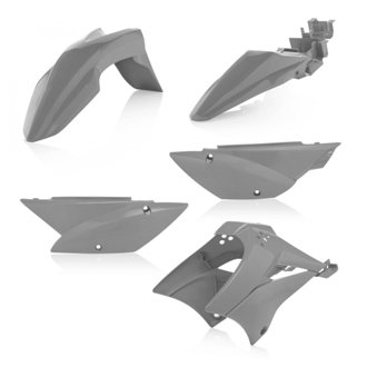 10+ Kawasaki KLX110/110L Plastic Kit - Gray