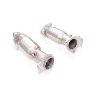 20-21 Chevrolet Corvette C8 6.2L High-Flow Catted Midpipe Kit 3in
