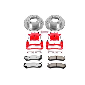 Z36 Truck and SUV Ceramic Brake Pad, Drilled & Slotted Rotor, and Caliper Kit