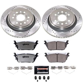 Z36 Truck and SUV Carbon-Fiber Ceramic Brake Pad and Drilled & Slotted Rotor Kit