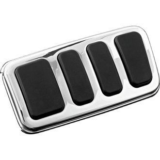 Iso Brake Pedal Pad Longhorn Chrome