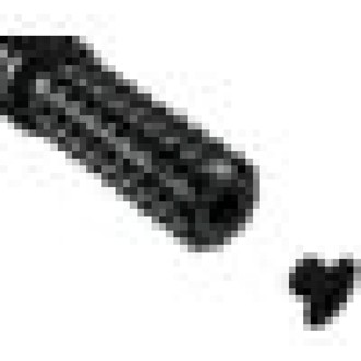 Vortex Racing Rearsets Replacement Foot Peg With End Plug- Black