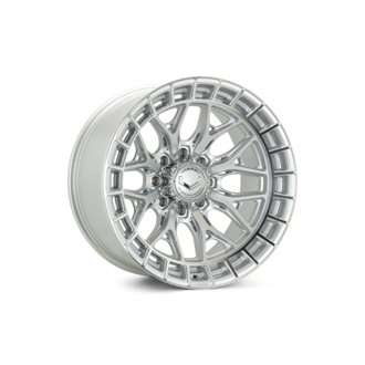 HFX-1 20x9 - 8x165.1 - ET0 - Deep Face - 125.1 - Silver Polished Wheel