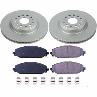 Evolution Coated Rotor And Low-Dust Ceramic Brake Pad Kit