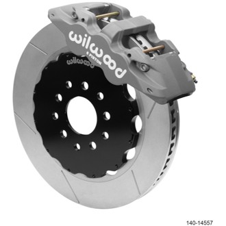 Wilwood AERO6 Front Big Brake Race Kit 14.00 Black 96-13 Chevrolet Corvette Z06 (C5/C6) w/o Lines
