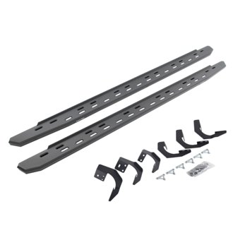 RB30 Slim Line Running Boards with Mounting Bracket Kit