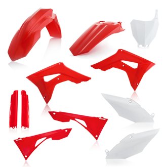 19-22 Honda CRF250R/450R/450R-S(Includes Airbox/Not Tank Cover)Full Plastic Kit - Red/White