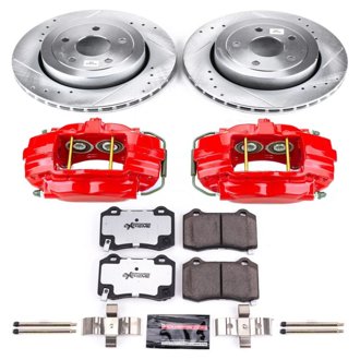 Z26 Street Performance Ceramic Brake Pad, Drilled Slotted Rotor, and Caliper Kit