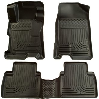 06-09 Ford Fusion/07-09 Lincoln MKZ (FWD) WeatherBeater Combo Black Floor Liners
