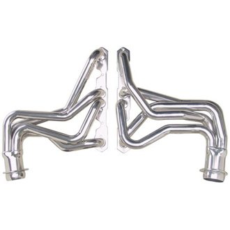 Silver Long-Tube EO Headers For 78-87 GM G-Body 283-400; No A.I.R.