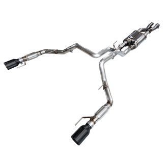 AWE SwitchPath™ Exhaust for Gen 3 Raptor - Diamond Black Tips