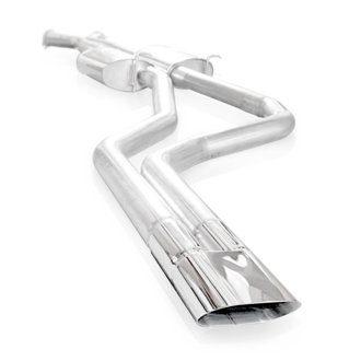 2004 GTO 3in Catback Chambered Mufflers X-Pipe Slash Cut Tips
