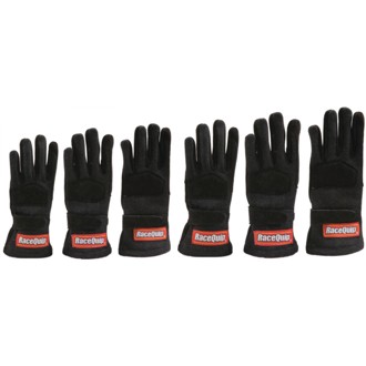 SFI 3.3/5 Black Nomex Race Gloves - Youth