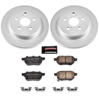 Evolution Coated Rotor And Low-Dust Ceramic Brake Pad Kit