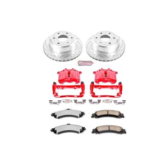 Z36 Truck and SUV Ceramic Brake Pad, Drilled & Slotted Rotor, and Caliper Kit