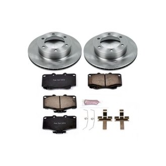 Oe Stock Replacement Low-Dust Ceramic Brake Pad And Rotor Kit