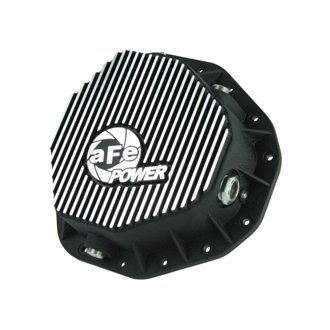 Pro Series Rear Differential Cover Black W/ Machined Fins