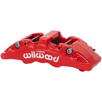 Wilwood caliper AERO6-DM jeep 18-21 1.75/1.62/ 1.62 1.25 rotor L/H red
